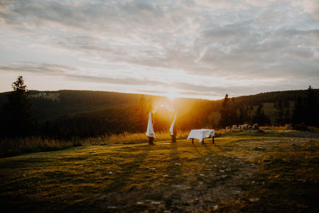 Svatba na horách