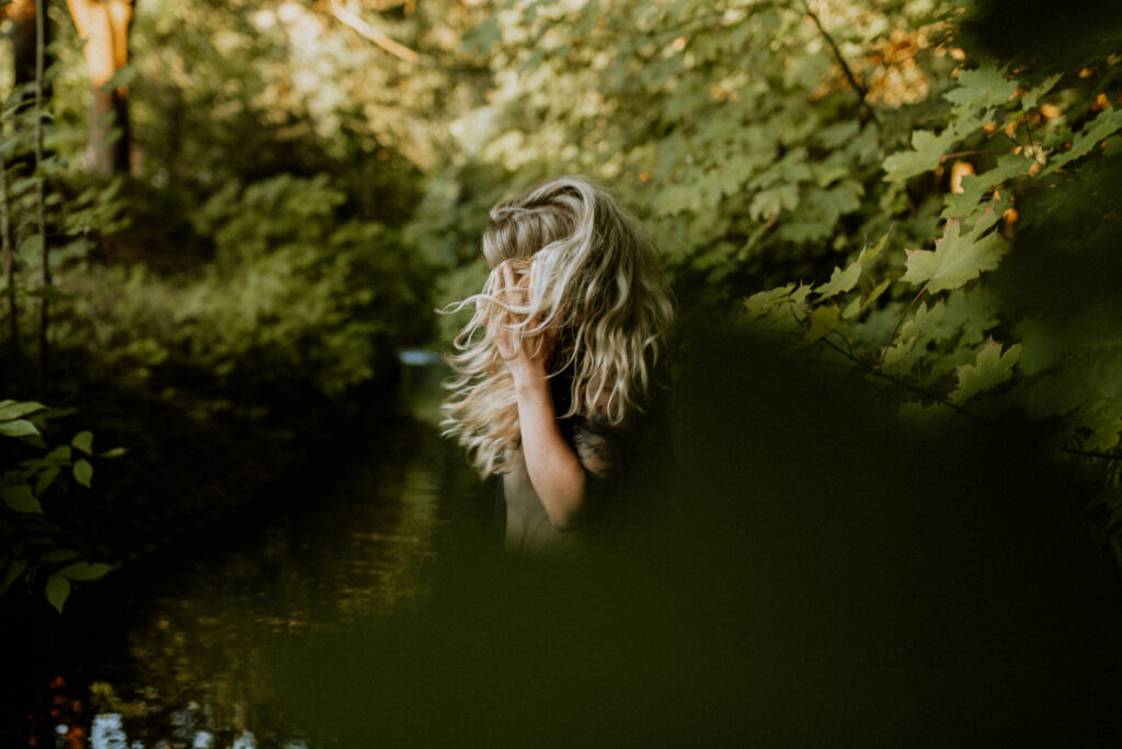 Portrétní focení ve vodě