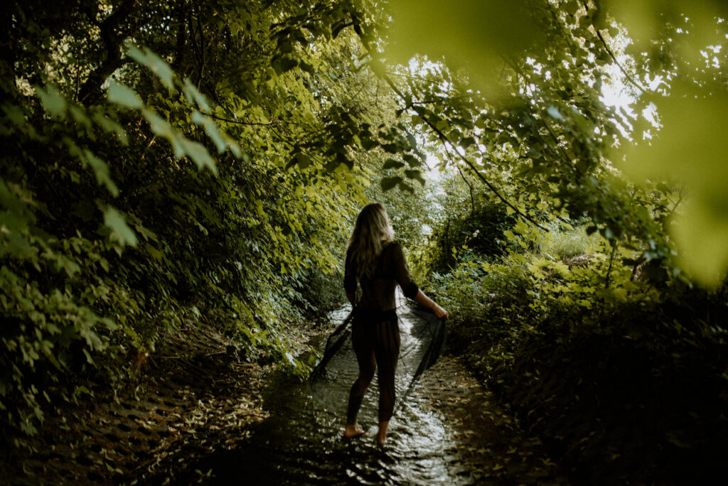 Portrétní focení ve vodě